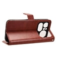 thumbnail image 3 of Wallet Case for Nothing Phone 4A Pro with Card Holder, PU Leather Flip Phone Case with Kickstand Magnetic Closure Wrist Strap Brown, 3 of 5