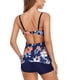 thumbnail image 5 of Tankini con estampado floral traje de baño ajustable de 2 piezas elegante para fiesta en la piscina para dama ANGGREK Otros, 5 of 7