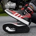 thumbnail image 6 of Men's And Women's All-season Motorcycle Riding Boots And Motorcycle Shoes,Black red,44, 6 of 14