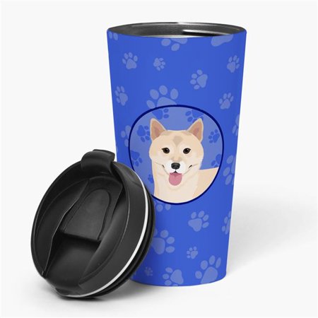 

Carolines Treasures WDK1195TBL215 7.25 x 3.5 in. Unisex Shiba Inu Cream No.1 Stainless Steel 16 oz Tumbler Blue