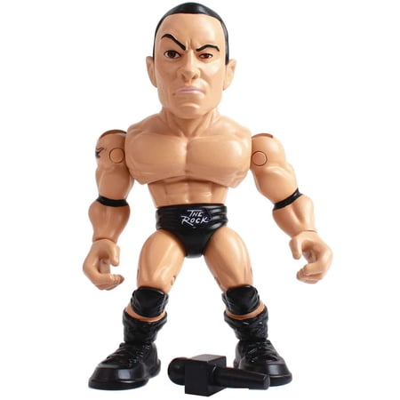 WWE Wrestling Action Vinyls Dwyane The Rock Johnson Vinyl Figure price history on PriceWatchPro