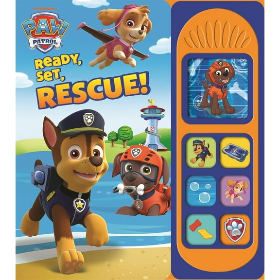 Pre-Owned Nickelodeon Paw Patrol: Ready, Set, Rescue! Sound Book [With Battery] (Board book) 1503731189 9781503731189