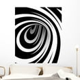 thumbnail image 1 of Abstract Black and White Wall Mural by Wallmonkeys Peel and Stick Graphic (48 in H x 40 in W) WM205900, 1 of 4