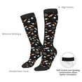 thumbnail image 6 of Haiem Space Rocket Socks, Funny Novelty Crazy Design Cotton Socks Sports Socks Knee High Socks For Men, Women,1Pairs - Gift For Working Friends, 6 of 8