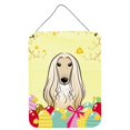 thumbnail image 1 of Caroline's Treasures Afghan Hound Easter Egg Hunt Impresiones para colgar en la pared o en la puerta BB1926DS1216, 16HX12W, Multicolor Caroline's Treasures BB1926DS1216, 1 of 1