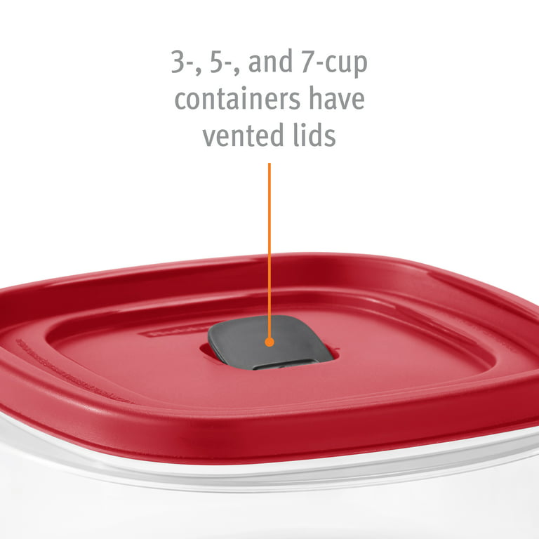 Rubbermaid Easy Find Lids 7 cup Container and Lid