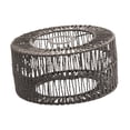 thumbnail image 2 of Esquirla Rope Iron Frame Pendant Lamp Shade Cover DIY Replacement for Cafe Restaurant 22x11cm, 2 of 8