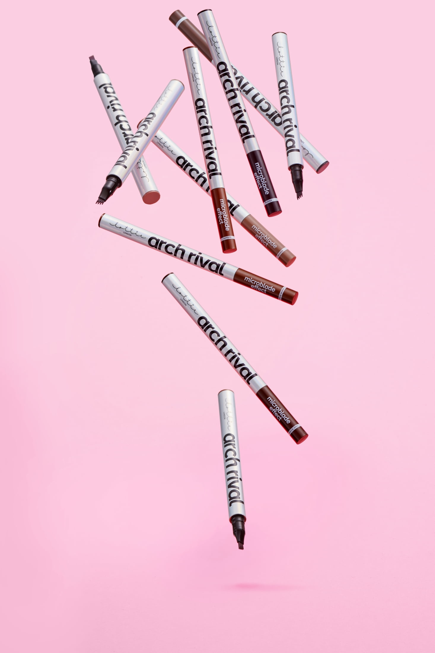 Lottie London Arch Rival Microblade Precision Brow Pen in Ebony, 0.7ml