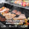 thumbnail image 6 of Royal Gourmet SG6002 Classic 6-Burner 71000-BTU LP Gas Grill with Sear Burner and Side Burner, Stainless Steel, 6 of 15