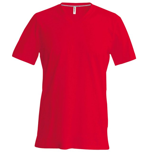 Kariban Hommes Manches Courtes V Cou Slim Fit T-Shirt