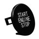 thumbnail image 4 of Motor de coche, arranque, parada, interruptor de motor, botón pulsador, decoración de ajuste, ajuste Universal para G20 G07 X7 Z Negro DYNWAVEMX Botón Start Stop, 4 of 6