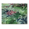 thumbnail image 3 of Designart 'VIntage Tropical Flowers VI' Traditional Print on Natural Pine Wood, 3 of 5