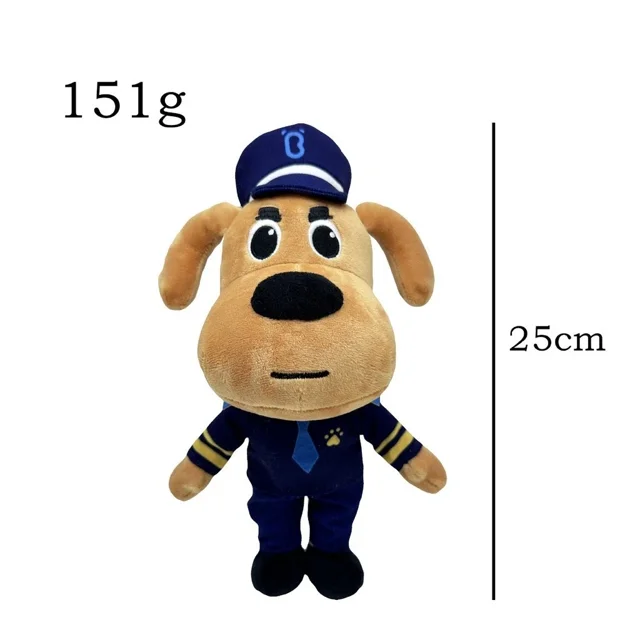 DEBGFS Sheriff Labrador Plush Toy Soft Stuffed Animal For Boys And Girls,Style A