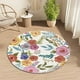 thumbnail image 1 of Alfombra Circular Lavada Adecuada para Comedor, Sala de Estar, Dormitorio, Entrada y Cocina., 1 of 6