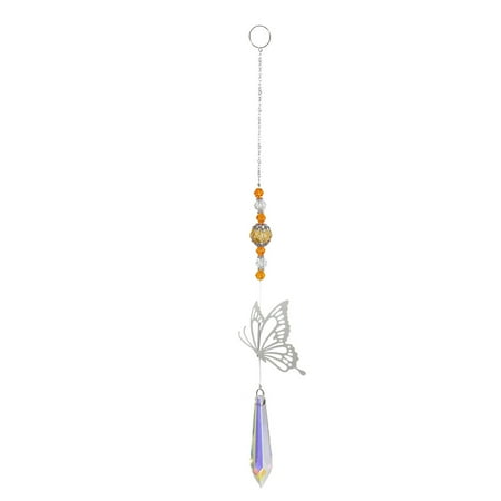 

for Christmas Tree Butterfly Crystals Suncatcher Hanging Suncatchers Beads Colorful Chandelier Pendant Wall Hanging Tree Window