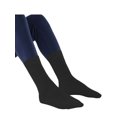 thumbnail image 1 of Hanerdun Men Crew Socks Business Socks, 6-Pack, Black/ Dark Gray, Size 6-10, 1 of 5