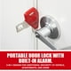 thumbnail image 2 of Cerradura de puerta portátil SECURITYMAN SMPALMLOCKR con alarma 130dB, 2 of 7