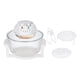 thumbnail image 4 of Freidora de aire de vidrio de borosilicato resistente al calor perfecl 12 l encimera para asados pollo a la parrilla, 4 of 8