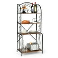 thumbnail image 1 of Costway 4-Tier Kitchen Bakers Rack Microwave Storage Rack Bookshelf for Bathroom Laundry, 1 of 10