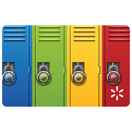 Back to School Lockers Walmart eGift Card