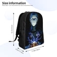 thumbnail image 2 of Hellraiser Backpack, Large Capacity Bookbag For College Travel, 16.1x11.8x6.5 Inch, 2 of 8