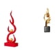 thumbnail image 1 of Estatua De Arte Abstracto De Fuego, Figura De Llama De Resina, Escultura Moderna, Artesanía Decorativa, Recuerdo De Escritorio, Adorno Para Casa, Oficina, Patio, Estantería, Decoración, 1 of 8