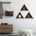 thumbnail image 2 of Clearance! Rustic Moon Phases Decor Set Of 3 Wooden Moon Sign Framed Prints Hanging For Apart Bedroom Living Room Decorations Photo Props, 2 of 6
