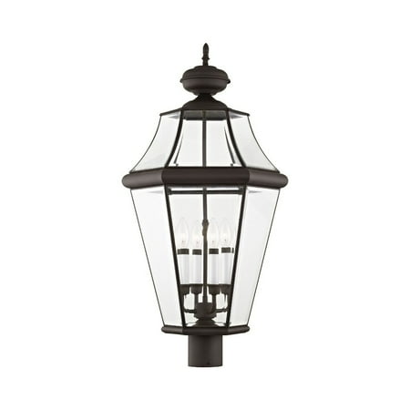 Livex Lighting Georgetown 4 Light Outdoor Post Lantern