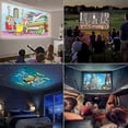 thumbnail image 4 of Mini projector, LED mobile phone video projector Full HD for home cinema, for outdoor use-WELLNGS, 4 of 5