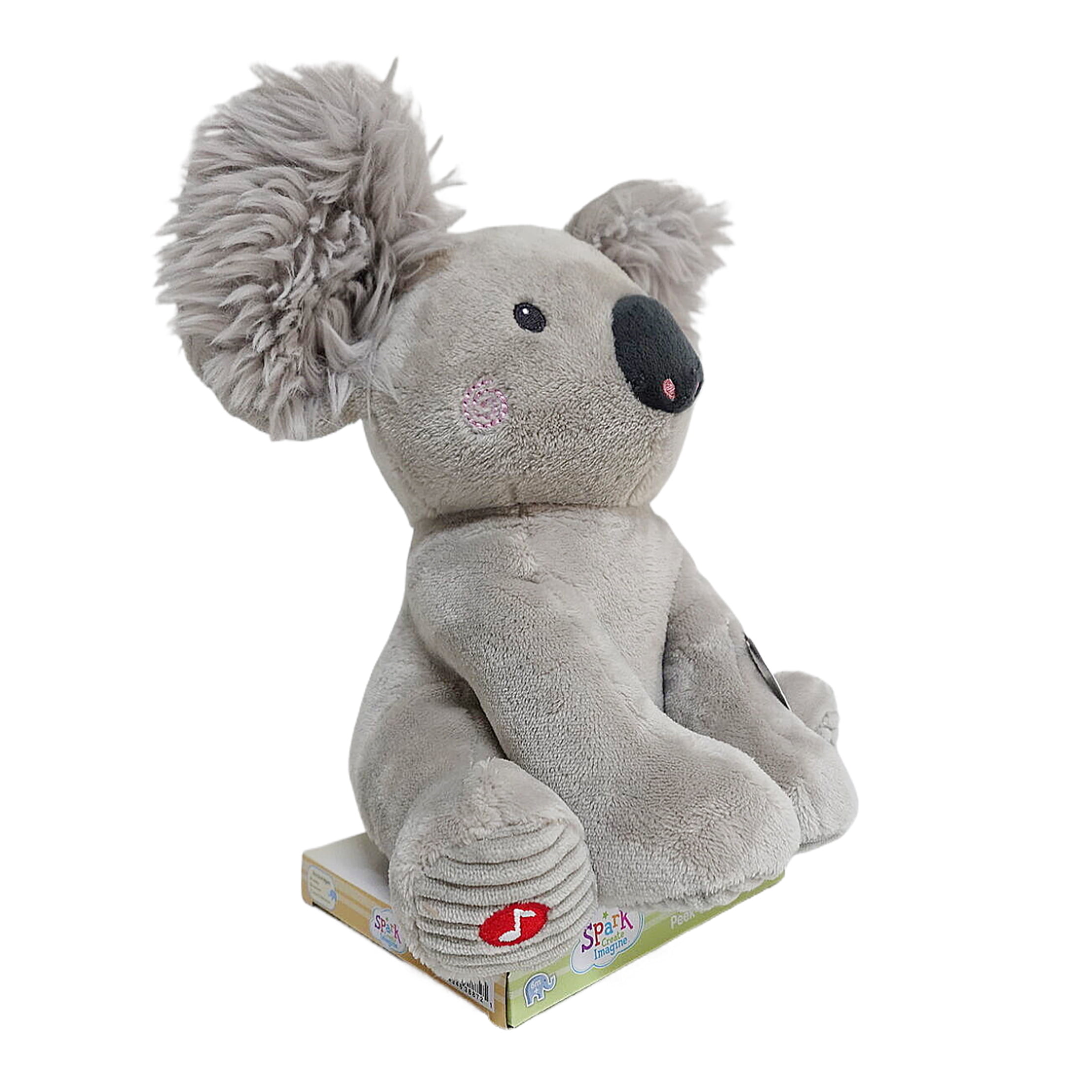 Spark Create Imagine Peek-a-Boo Gray Koala Plush Toy, 6 Months and Up