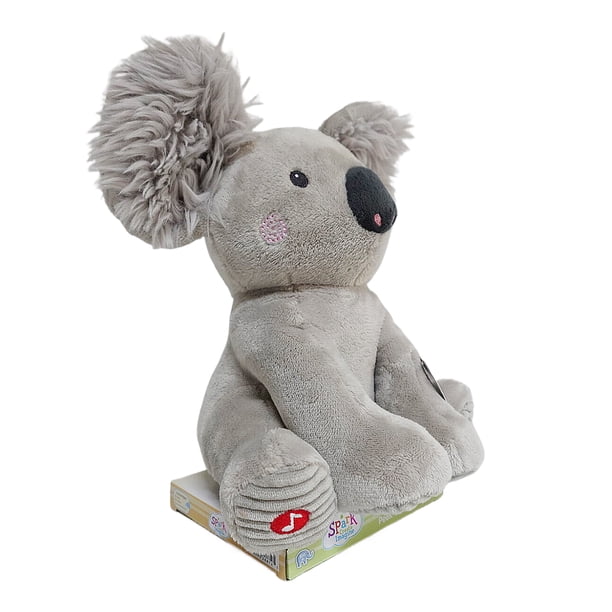 Spark Create Imagine Peek-a-Boo Gray Koala Plush Toy, 6 Months and