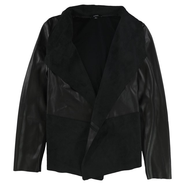 Chaqueta Alfani de 3 tonos para mujer, negra, mediana