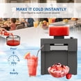 thumbnail image 5 of Slushie Machine for Home, Fast Frozen Drink & Snow Cone Maker, No Ice or Pre-Freezing Needed, 15 Texture Settings, Self-Cleaning, Quiet Operation for Parties, Kitchen & RV, 5 of 7