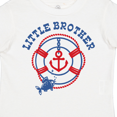 thumbnail image 4 of Inktastic Nautical Little Brother Boys Toddler T-Shirt, 4 of 5