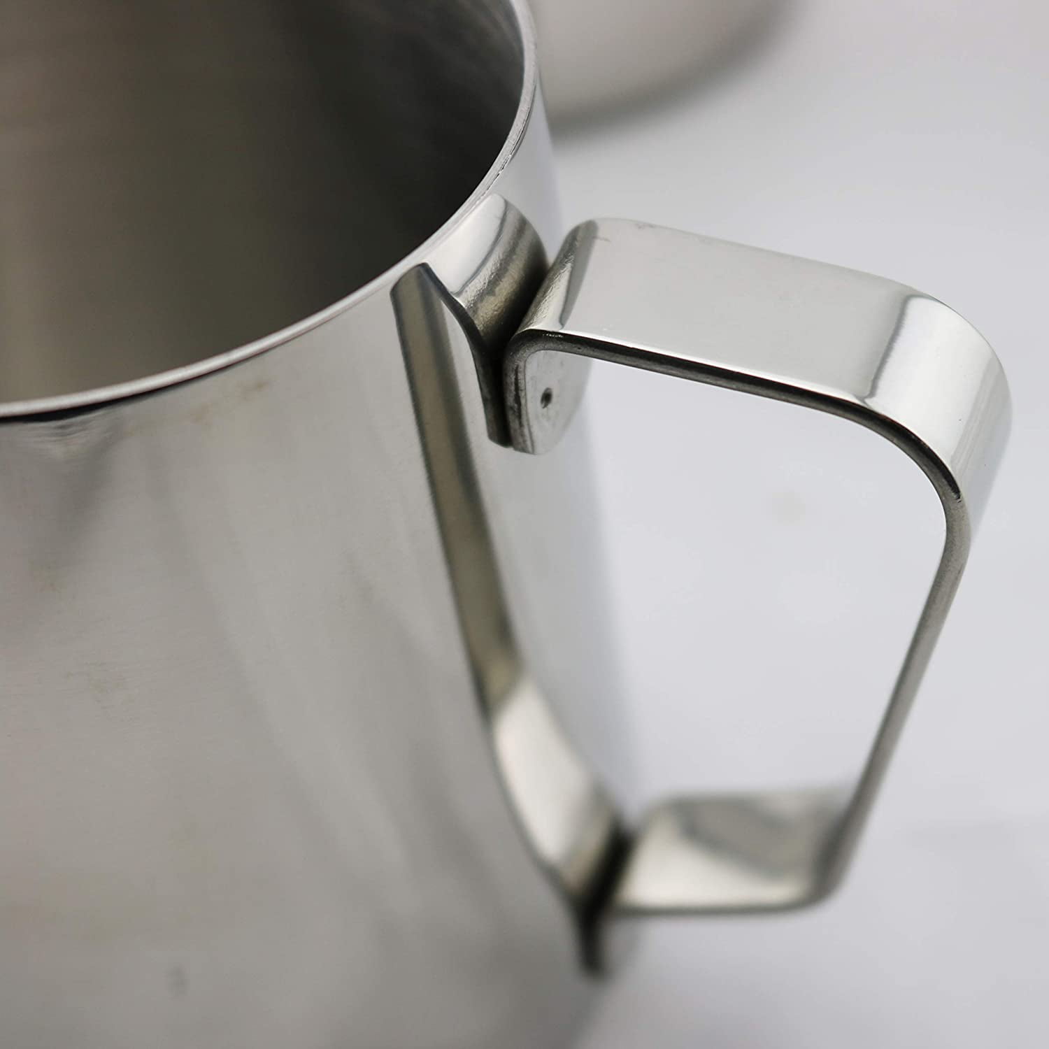 Rhino Coffee Gear 0799439358034 Milk Pitcher, 32 oz, Silver