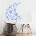 thumbnail image 3 of 36 pegatinas de pared de mariposas tridimensionales, huecas y removibles para niñas Azul, 3 of 8