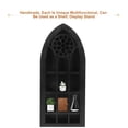 thumbnail image 3 of FONDOTIN Bohemian Wall Crystal Shelf Black Wooden Aesthetic Decor for Room, 3 of 6