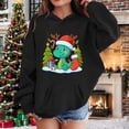 thumbnail image 3 of Boys Girls Christmas Hoodie Long Sleeve Funny Cute Dinosaur Graphic Hooded Sweatshirt Pockets Kids Pullover Tops 2-13 Years, 3 of 6