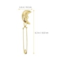 thumbnail image 5 of KALLORY Tea Infuser Golden 1 Pair 6.3x1.6x1.2in Stainless Steel, 5 of 6