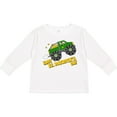 thumbnail image 3 of Inktastic Happy St. Patrick's Day Monster Truck with Leprechaun Boys or Girls Long Sleeve Toddler T-Shirt, 3 of 5