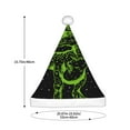 thumbnail image 3 of Fuzoiu DINOSAUR IN SPACE Print Santa Hat Christmas Hat for Adults,Santa Hats with Pompom, Unisex Xmas Holiday Hat for Christmas New Year Festive Party Supplies, 3 of 6