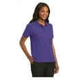 thumbnail image 4 of Port Authority Women's Short Sleeve Silk Touch Classic Polo Shirt Purple X-Small, 4 of 4