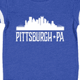 thumbnail image 4 of Inktastic Pittsburgh Pennsylvania Skyline Pa Cities Boys or Girls Baby Bodysuit, 4 of 5