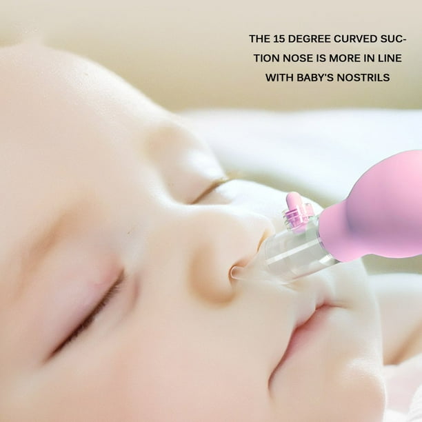 Baby Nasal Aspirator Baby Nose Sucker Nasal Decongester Quickly Gently Clear Baby Snot