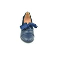 thumbnail image 4 of Chase & Chloe Women's Vintage-Inspired Bow-Tie Pumps with Scallop Detailing and Mid-Heel, 4 of 4