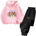 thumbnail image 4 of Conjunto de sudadera con capucha de Blancanieves para damas de Disney, sudadera informal de calle kawaii con dibujos animados para niñas de 3 a 14 años, traje de camión de Frozen para niños, 4 of 5