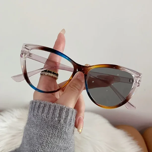Cat Eye Optical Sunglasses Sol Yellow Havana Cat Eye  display picture 1