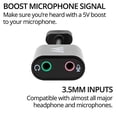 thumbnail image 2 of Antlion Audio USB Stereo Sound Card Adapter for Microphones and Headphones Compatible with PCs, PS4, and USB-Ready Devices Type-A USB to 3.5mm Audio and Mic Jacks, 2 of 2