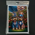 thumbnail image 3 of All American Yorkshire Terrier Greeting Cards Pack of 8 7 in x 5 in, 3 of 3