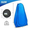 thumbnail image 2 of HLONK Shower Tent  Pop Up Privacy Portable Shower Tents for Camping  Portable Camping Shower Changing Tent with Window  Foldable Outdoor Shower Enclosure with carry bag, 2 of 7
